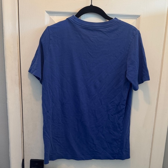 Nike Blue Tee with Yellow Swoosh - Picture 4 of 4